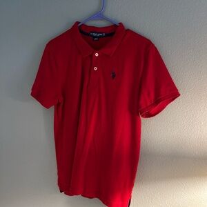 U.S. Polo Assn. Vibrant Red Polo Shirt